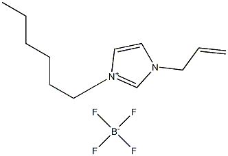 1-Allyl-3-hexyliMidazoliuM tetrafluoroborate Struktur