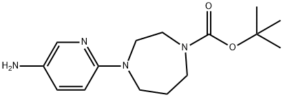 1-BOC-4-(5-AMINOPYRIDIN-2-YL)-1,4-DIAZEPANE Struktur