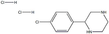 2-(4-CHLOROPHENYL)PIPERAZINE 2HCL Struktur