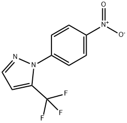 1-(4-nitrophenyl)-5-(trifluoromethyl)-1H-pyrazole Struktur