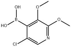 5-chloro-2,3-dimethoxypyridine-4-boronic acid Struktur