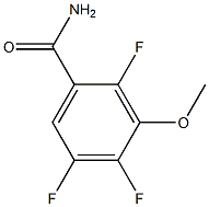 2,4,5-tifluoro-3-MethoxybenzaMide Struktur