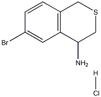 6-BroMo-3,4-dihydro-1H-isothiochroMen-4-aMine HCl Struktur