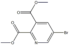 5-broMopyridine-2,3-dicarboxylic acid diMethyl ester Struktur