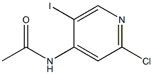 N-(2-chloro-5-iodopyridin-4-yl)acetaMide Struktur