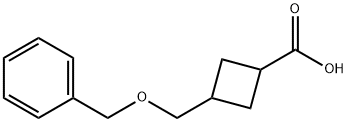 3-(BenzyloxyMethyl)cyclobutanecarboxylic acid Struktur