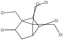 2-exo,3-endo,6-exo,8,9,10-Hexachlorobornane (Hex-Sed) 2-exo,3-endo,6-exo,8,9,10-Hexachlorobornane (Hex-Sed) Struktur