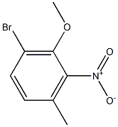 6-broMo-3-Methyl-2-nitroanisole Struktur