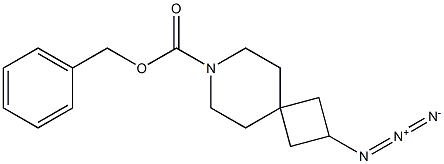 benzyl 2-azido-7-azaspiro[3.5]nonane-7-carboxylate Struktur