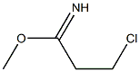 Methyl 3-chloropropaniMidate Struktur