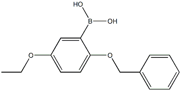 2-Benzyloxy-5-ethoxyphenylboronicacid Struktur