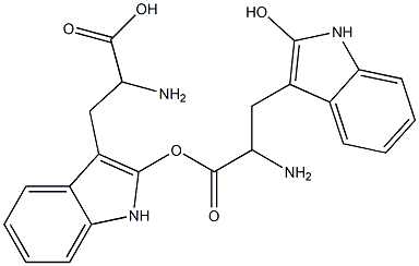 2-Hydroxy-DL-tryptophan 2-Hydroxy-DL-tryptophan Struktur