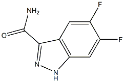 5,6-Difluoro-1H-indazole-3-carboxylicacidaMide Struktur