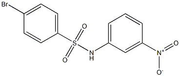 4-BroMo-N-(3-nitrophenyl)benzenesulfonaMide, 97% Struktur