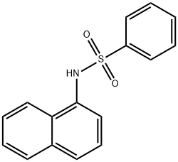 N-(1-naphthyl)benzenesulfonamide Struktur