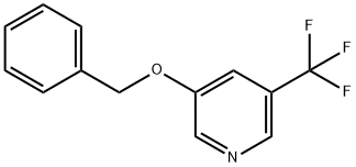 3-Benzyloxy-5-(trifluoromethyl)pyridine Struktur