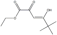 (Z)-4-Hydroxy-5,5-dimethyl-2-oxo-hex-3-enoic acid ethyl ester Struktur