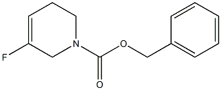 benzyl 3-fluoro-5,6-dihydropyridine-1(2H)-carboxylate Struktur