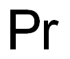 Praseodymium (Pr) Standard Solution Struktur