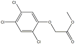 (2.4.5-Trichlorophenoxy)acetic acid methyl ester Solution Struktur