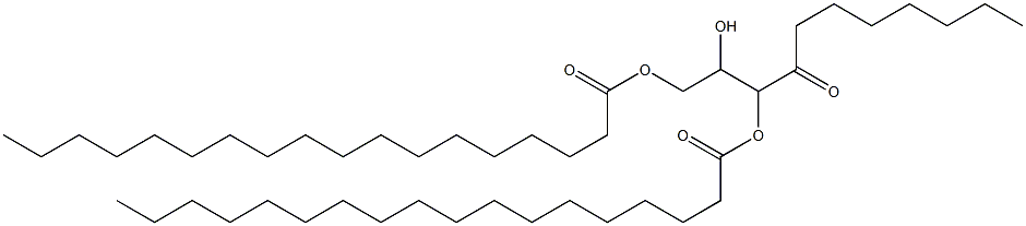 OCTANOYL-1,3-DISTEARIN Struktur