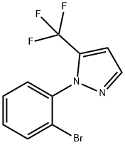 1-(2-broMophenyl)-5-(trifluoroMethyl)-1H-pyrazole Struktur