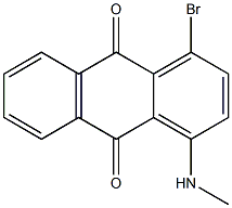 1-broMo-4-(MethylaMino)-9,10-dihydroanthracene-9,10-dione Struktur