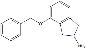 4-(benzyloxy)-2,3-dihydro-1H-inden-2-aMine Struktur