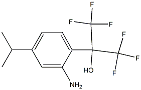 2-(2-AMino-4-isopropyl-phenyl)-1,1,1,3,3,3-hexafluoro-propan-2-ol Struktur