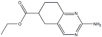 2-AMino-5,6,7,8-tetrahydro-quinazoline-6-carboxylic acid ethyl ester Struktur