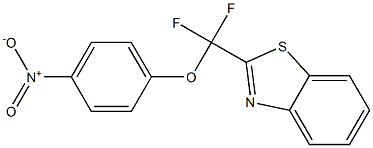 2-(Difluoro(4-nitrophenoxy)Methyl)benzo[d]thiazole Struktur