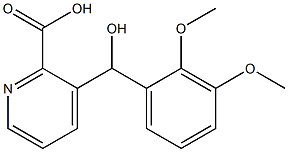 3-(hydroxy(2,3-diMethoxyphenyl)Methyl)pyridine-2-carboxylic acid Struktur