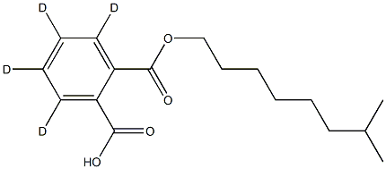 7-Methyl-1-Octanol Phthalate-d4 Struktur