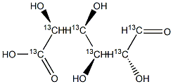 Glucuronic Acid-13C6 Struktur