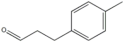 Benzenepropanal, 4-Methyl- Struktur