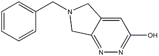 6-Benzyl-6,7-dihydro-5H-pyrrolo[3,4-c]pyridazin-3-ol Struktur