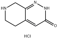 5,6,7,8-Tetrahydropyrido[3,4-c]pyridazin-3(2H)-one hydrochloride Struktur