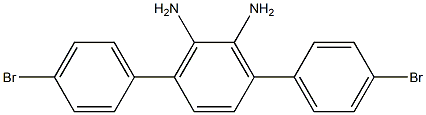 3,6-Bis(4-broMophenyl)benzene-1,2-diaMine Struktur