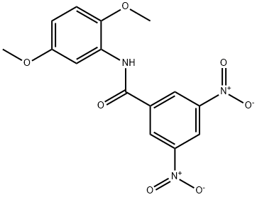 N-(2,5-DiMethoxyphenyl)-3,5-dinitrobenzaMide , 97% Struktur