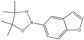 5-(4,4,5,5-TetraMethyl-[1,3,2]dioxaborolan-2-yl)-benzofuran Struktur