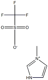 N-MethyliMidazoliuM trifluoroMethanesulfonate Struktur