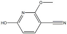 6-Hydroxy-2-Methoxy-nicotinonitrile Struktur