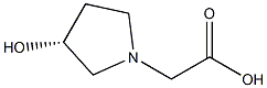 (R)-2-(3-hydroxypyrrolidin-1-yl)acetic acid Struktur