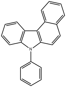 7H-Benzo[c]carbazole, 7-phenyl Struktur