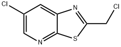 6-CHLORO-2-(CHLOROMETHYL)THIAZOLO[5,4-B]PYRIDINE Struktur