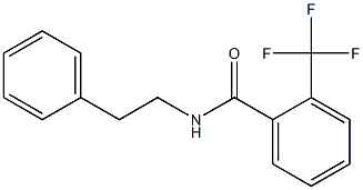 N-(2-phenylethyl)-2-(trifluoromethyl)benzamide Struktur