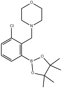 4-{[2-chloro-6-(tetramethyl-1,3,2-dioxaborolan-2-yl)phenyl]methyl}morpholine|4-(2-氯-6-(4,4,5,5-四甲基-1,3,2-二氧硼雜環(huán)戊烷-2-基)苯基)嗎啉