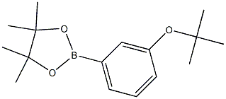 2-(3-tert-Butoxy-phenyl)-4,4,5,5-tetramethyl-[1,3,2]dioxaborolane Struktur