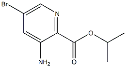 3-AMino-5-broMo-pyridine-2-carboxylic acid isopropyl ester Struktur