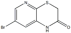 7-broMo-1H-pyrido[2,3-b][1,4]thiazin-2(3H)-one Struktur